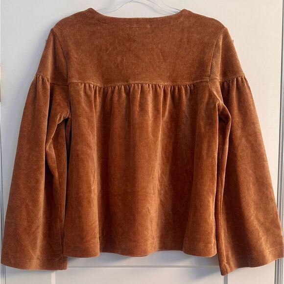 Madewell Texture & Thread Corduroy Swing Top - Picture 2 of 6